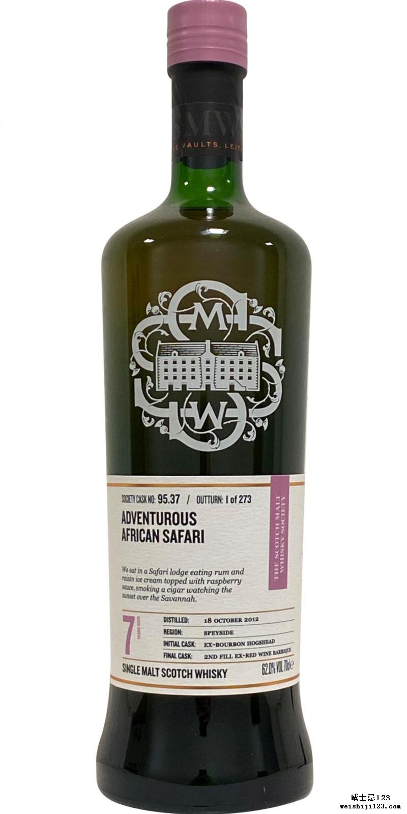 Auchroisk 2012 SMWS 95.37