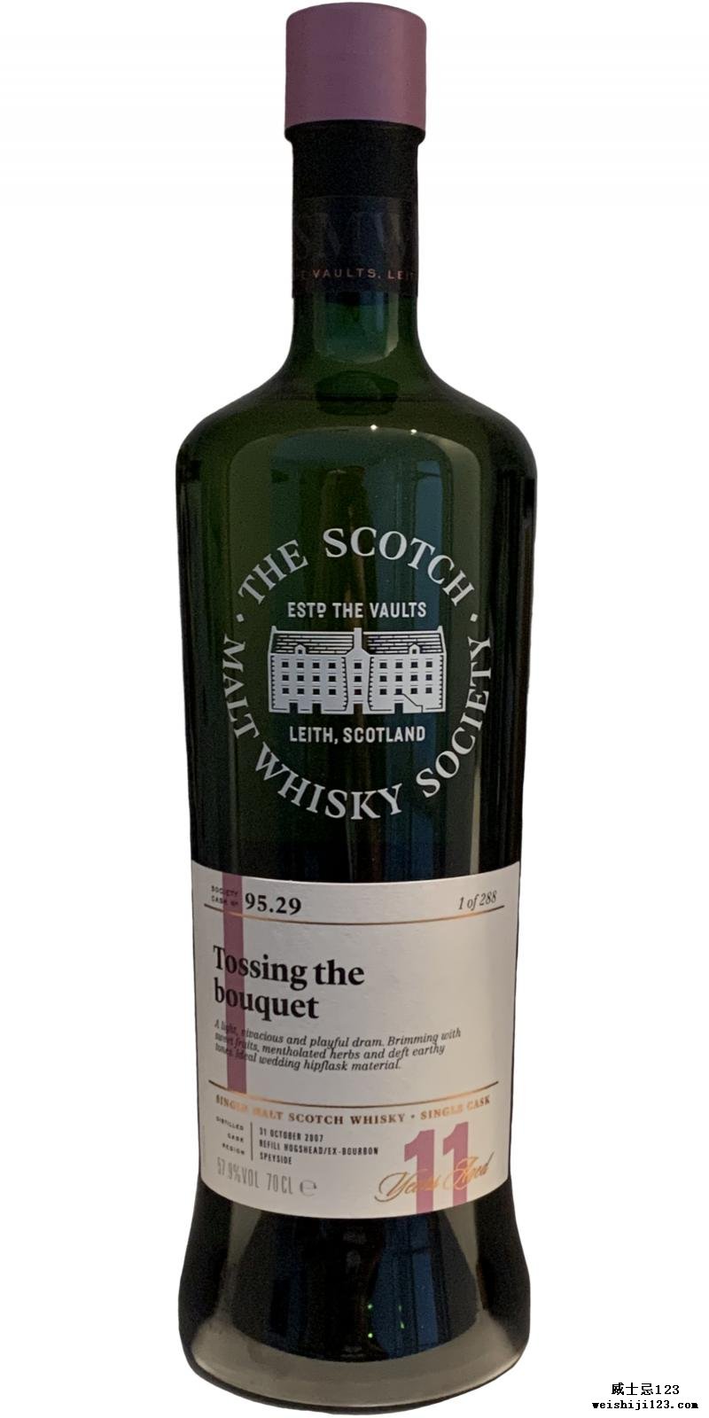 Auchroisk 2007 SMWS 95.29