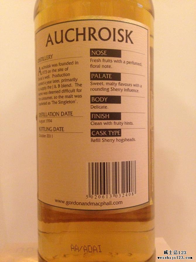 Auchroisk 1994 GM