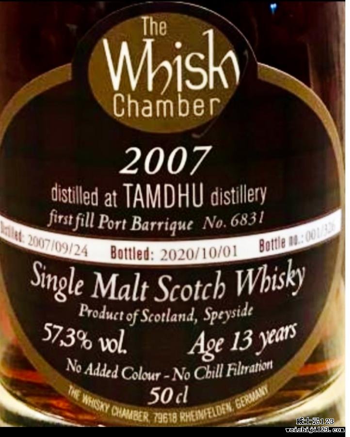 Tamdhu 2007 WCh