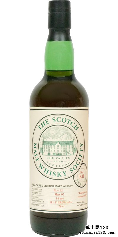 Tamdhu 1982 SMWS 8.11