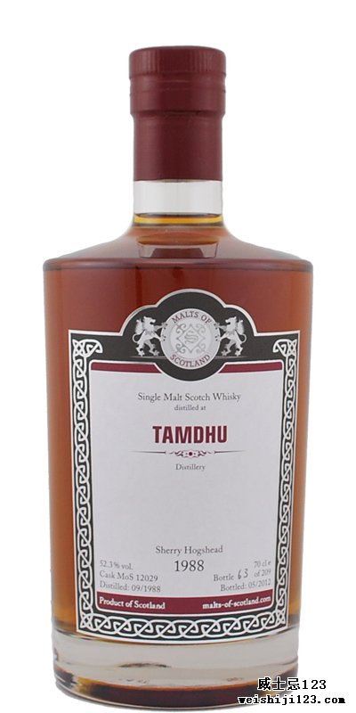 Tamdhu 1988 MoS