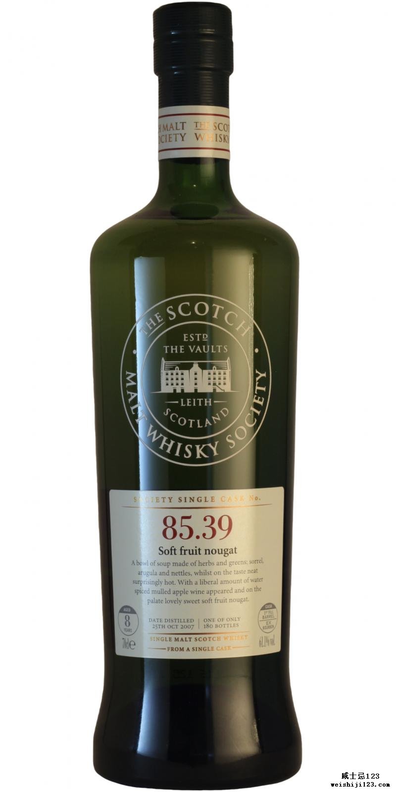 Glen Elgin 2007 SMWS 85.39