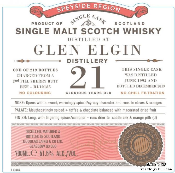 Glen Elgin 1992 DL