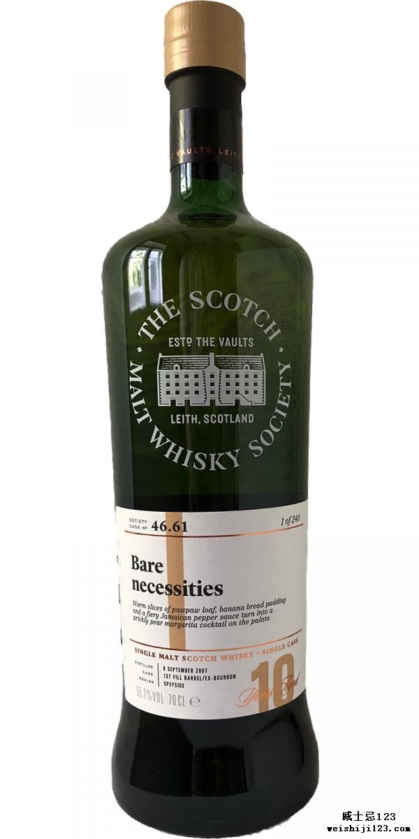 Glenlossie 2007 SMWS 46.61