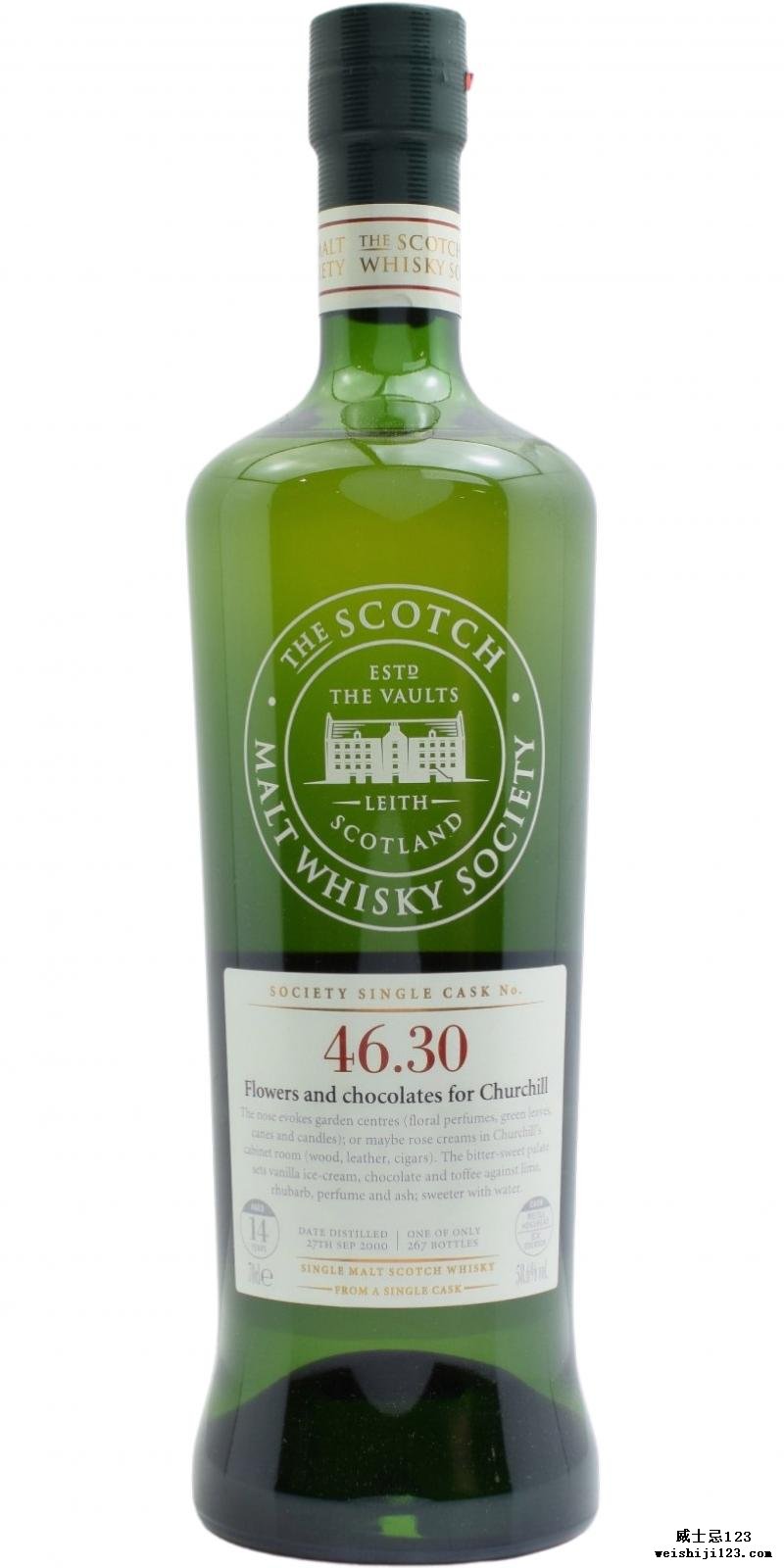 Glenlossie 2000 SMWS 46.30