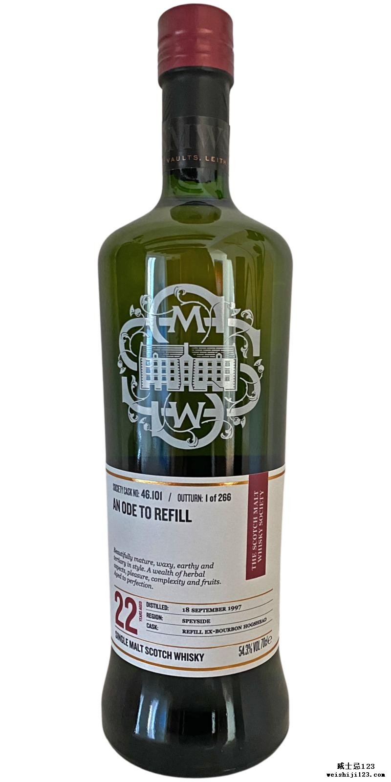 Glenlossie 1997 SMWS 46.101