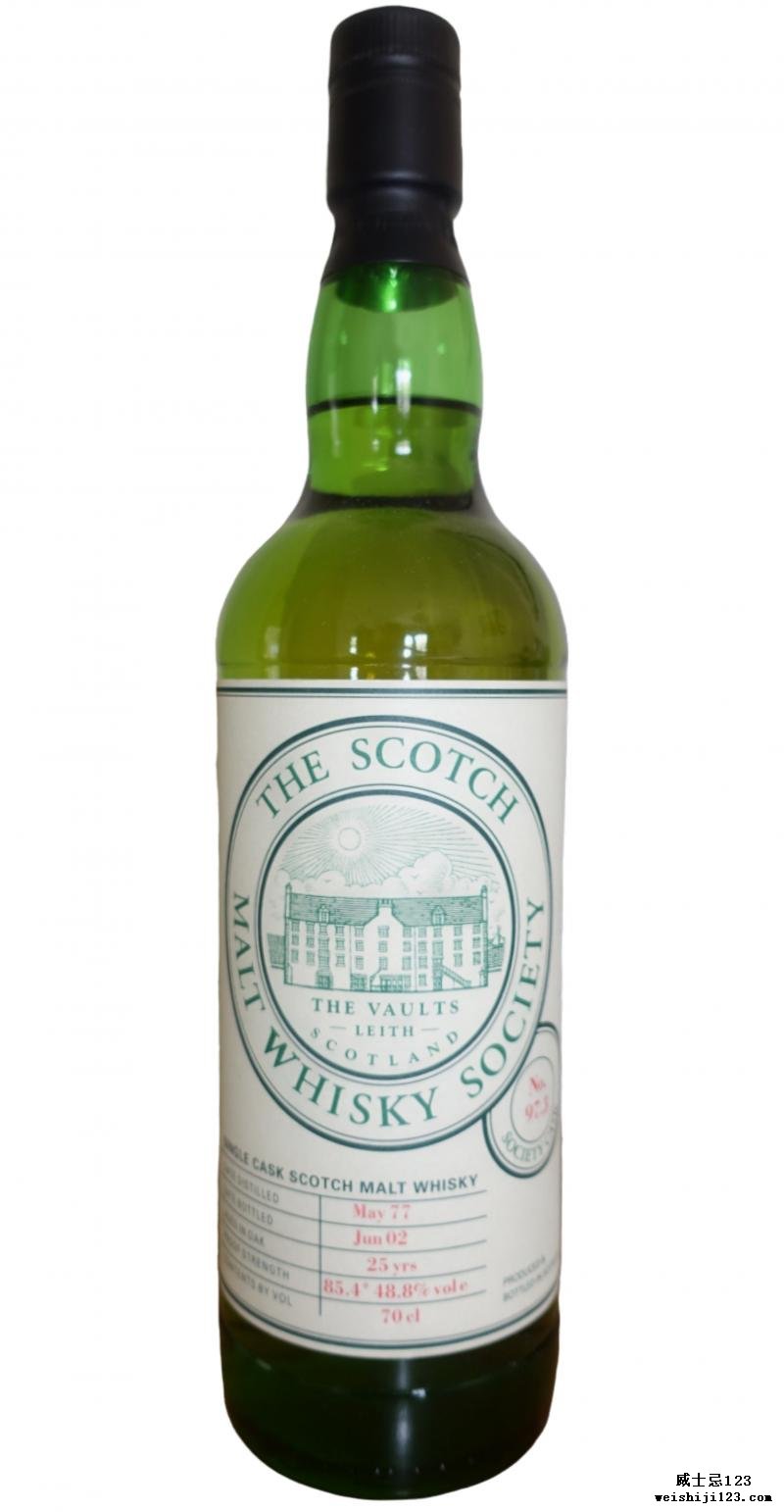 Littlemill 1977 SMWS 97.3