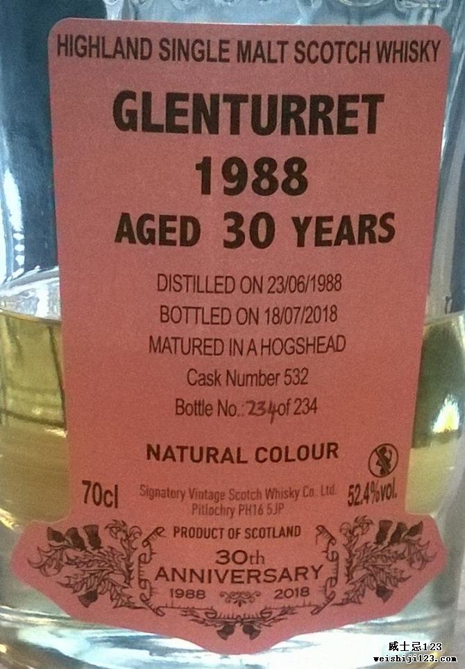 Glenturret 1988 SV