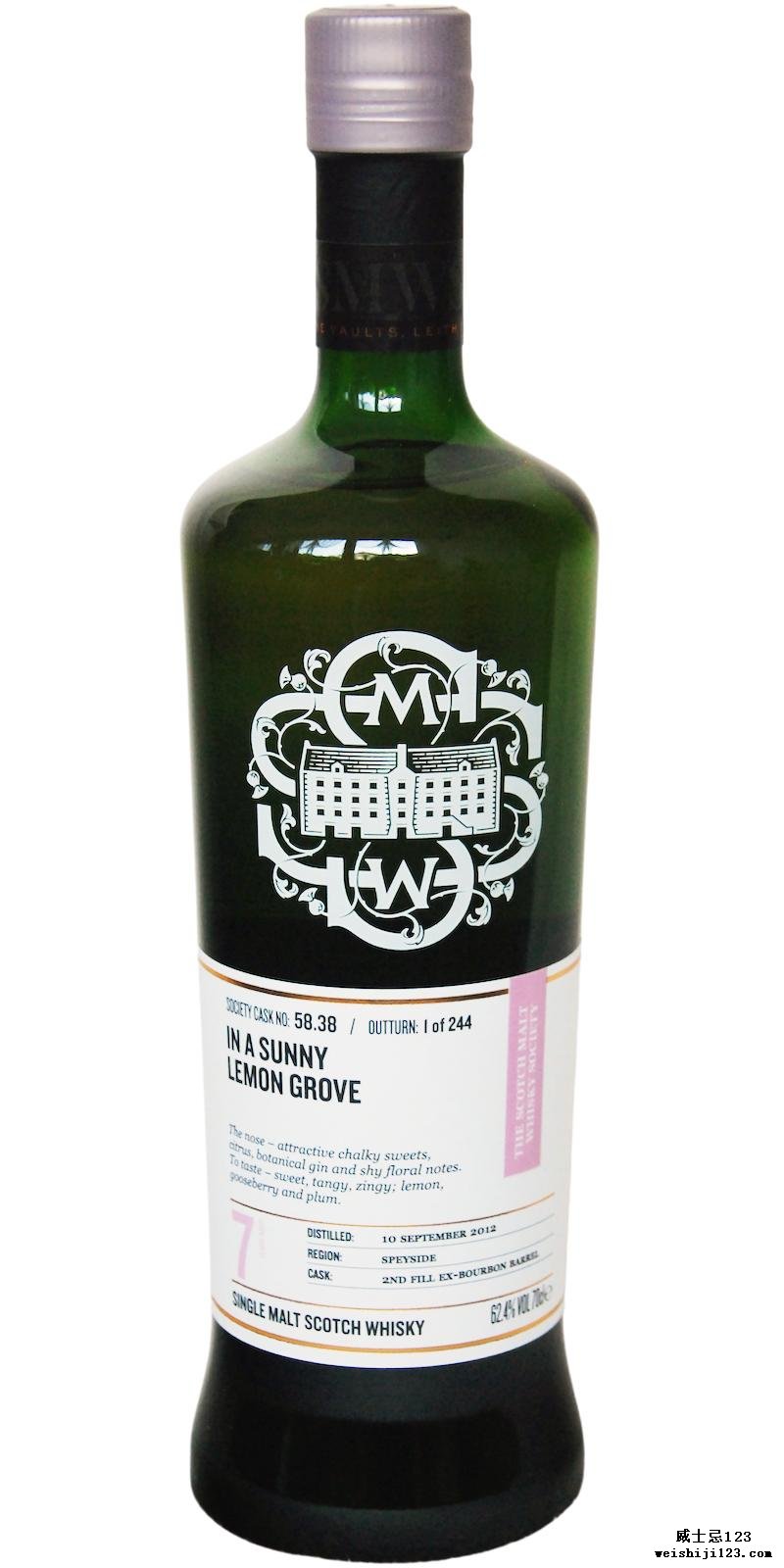 Strathisla 2012 SMWS 58.38