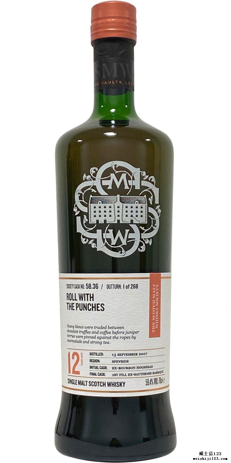 Strathisla 2007 SMWS 58.36