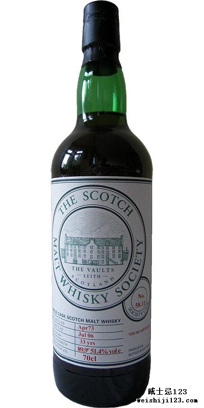 Strathisla 1973 SMWS 58.11