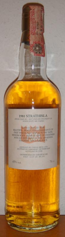 Strathisla 1981 Sa