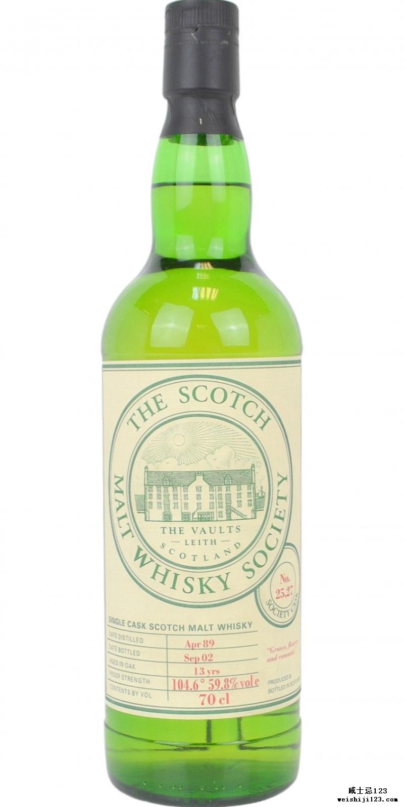 Rosebank 1989 SMWS 25.27