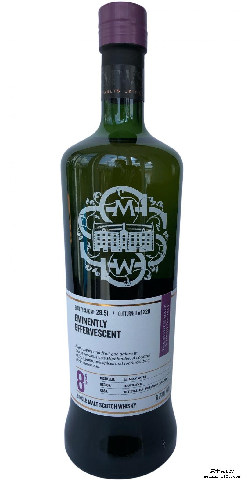 Tullibardine 2012 SMWS 28.51