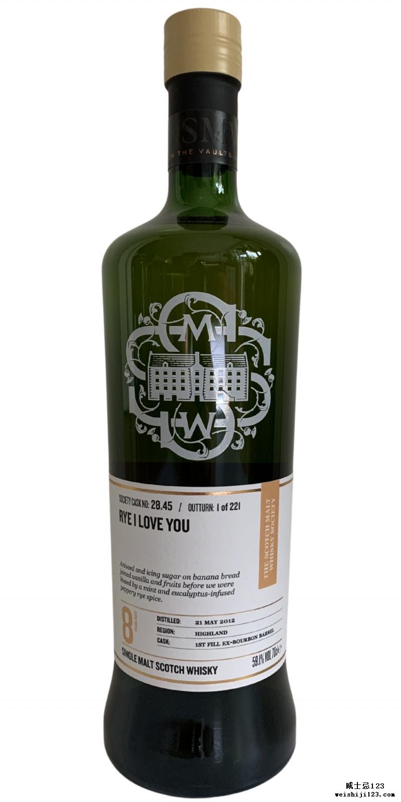 Tullibardine 2012 SMWS 28.45