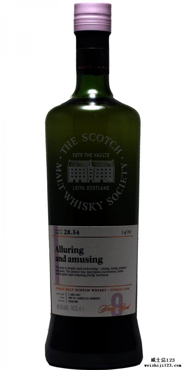 Tullibardine 2007 SMWS 28.34