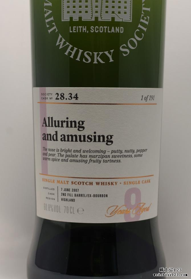 Tullibardine 2007 SMWS 28.34