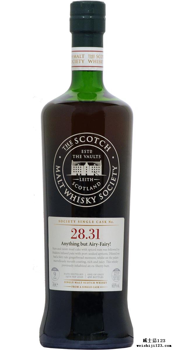 Tullibardine 2006 SMWS 28.31