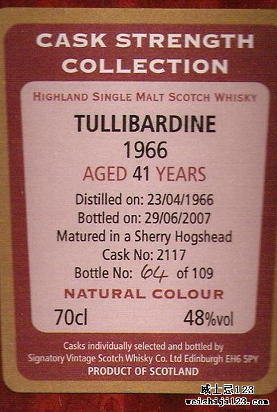 Tullibardine 1966 SV