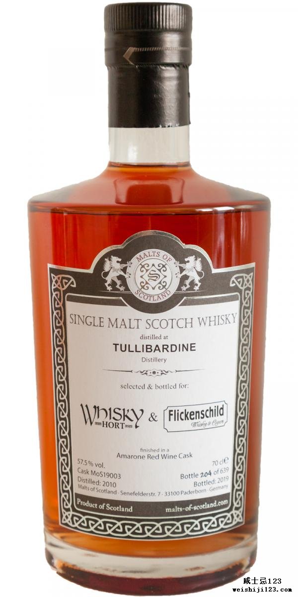 Tullibardine 2010 MoS