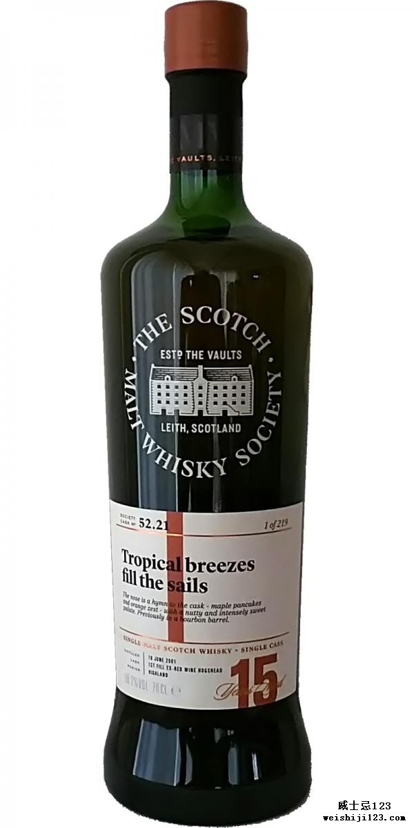 Old Pulteney 2001 SMWS 52.21