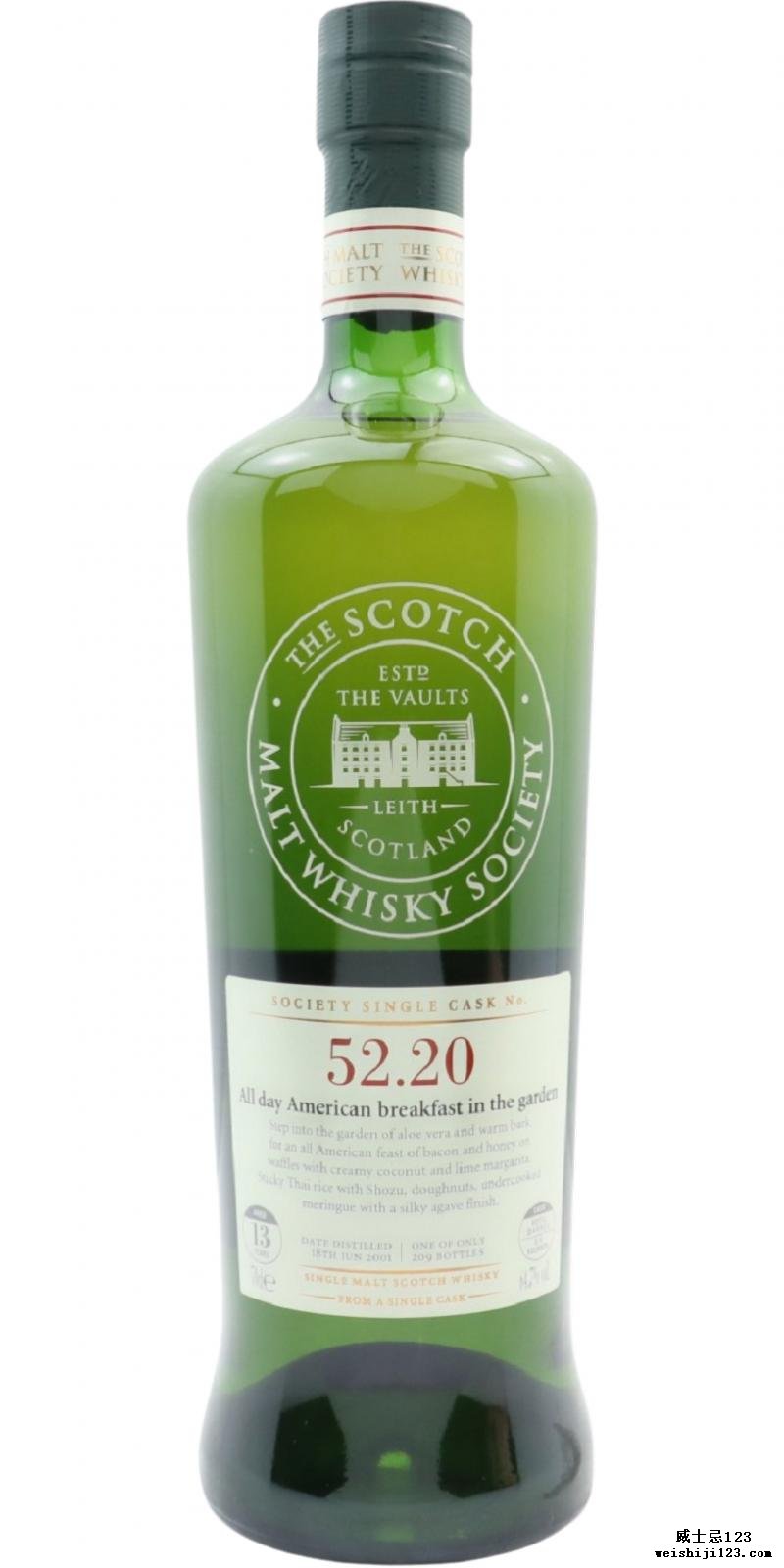 Old Pulteney 2001 SMWS 52.20