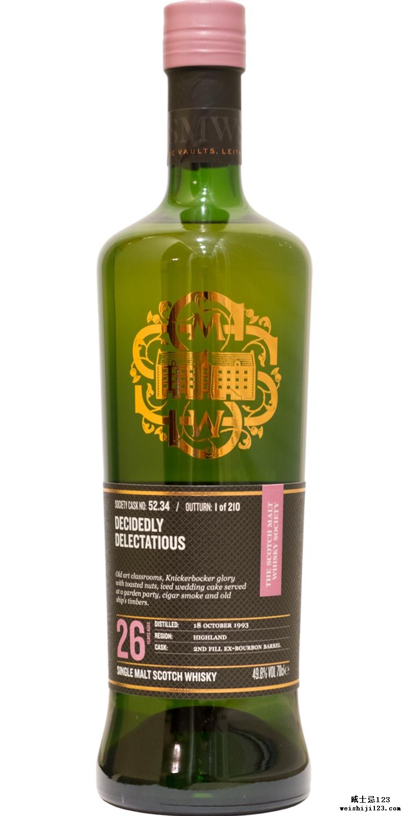 Old Pulteney 1993 SMWS 52.34