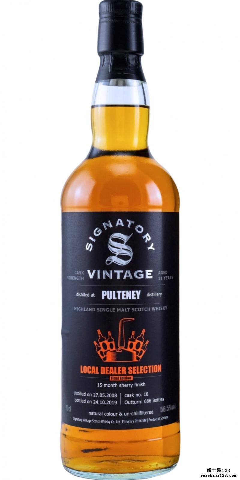 Old Pulteney 2008 SV