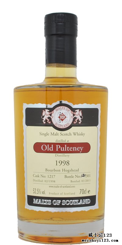 Old Pulteney 1998 MoS