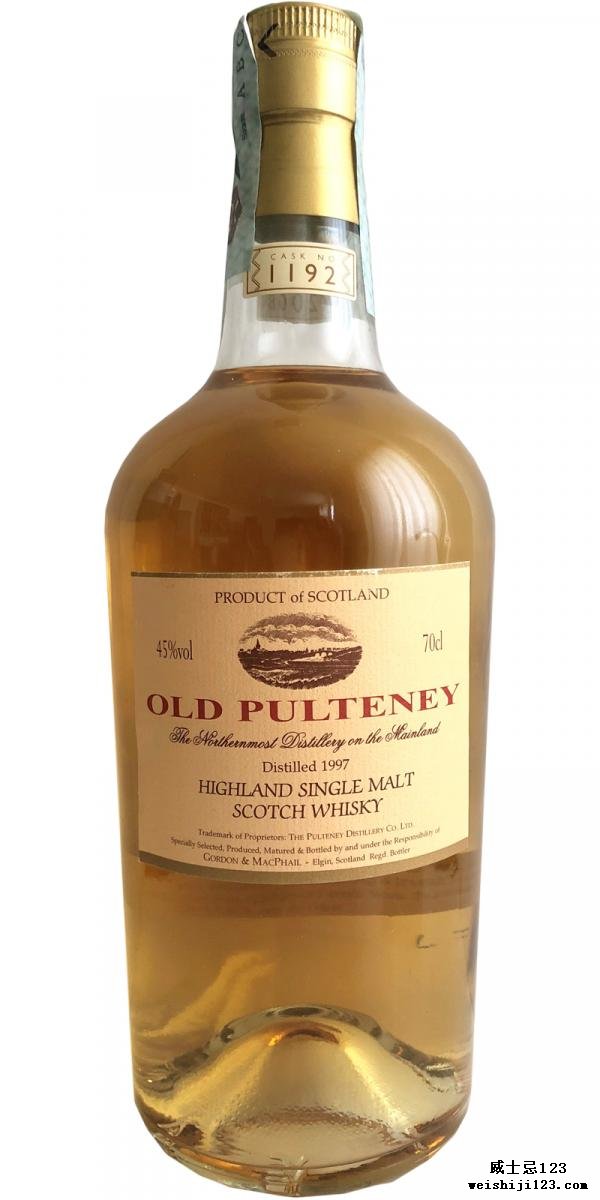 Old Pulteney 1997 GM
