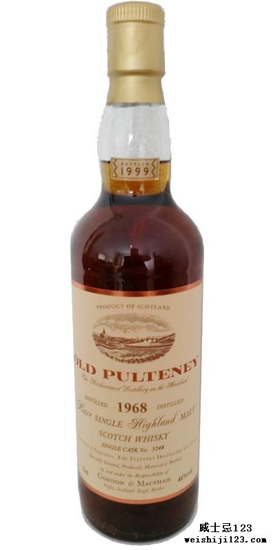Old Pulteney 1968 GM