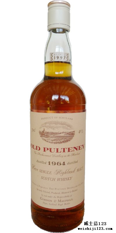 Old Pulteney 1964 GM