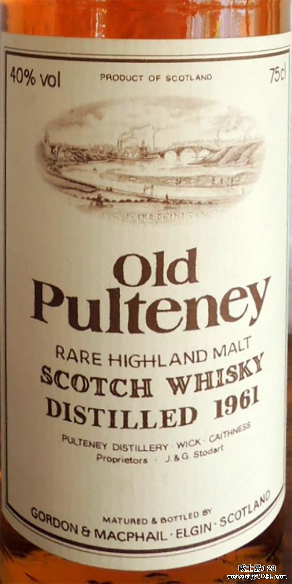 Old Pulteney 1961 GM