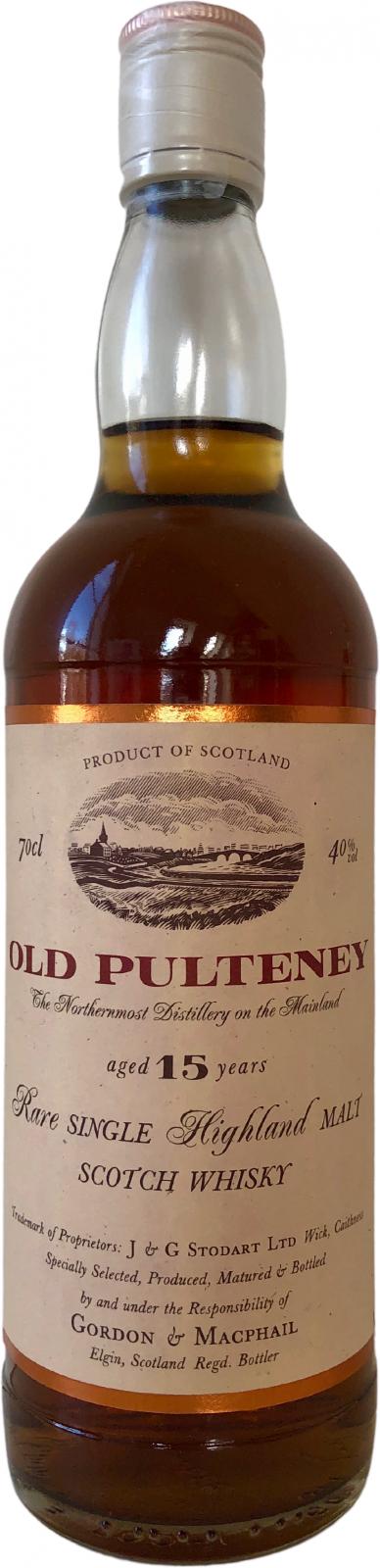 Old Pulteney 15-year-old GM