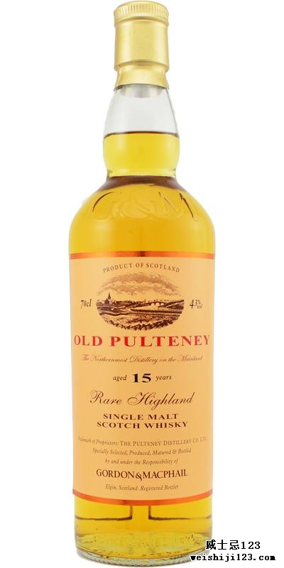 Old Pulteney 15-year-old GM