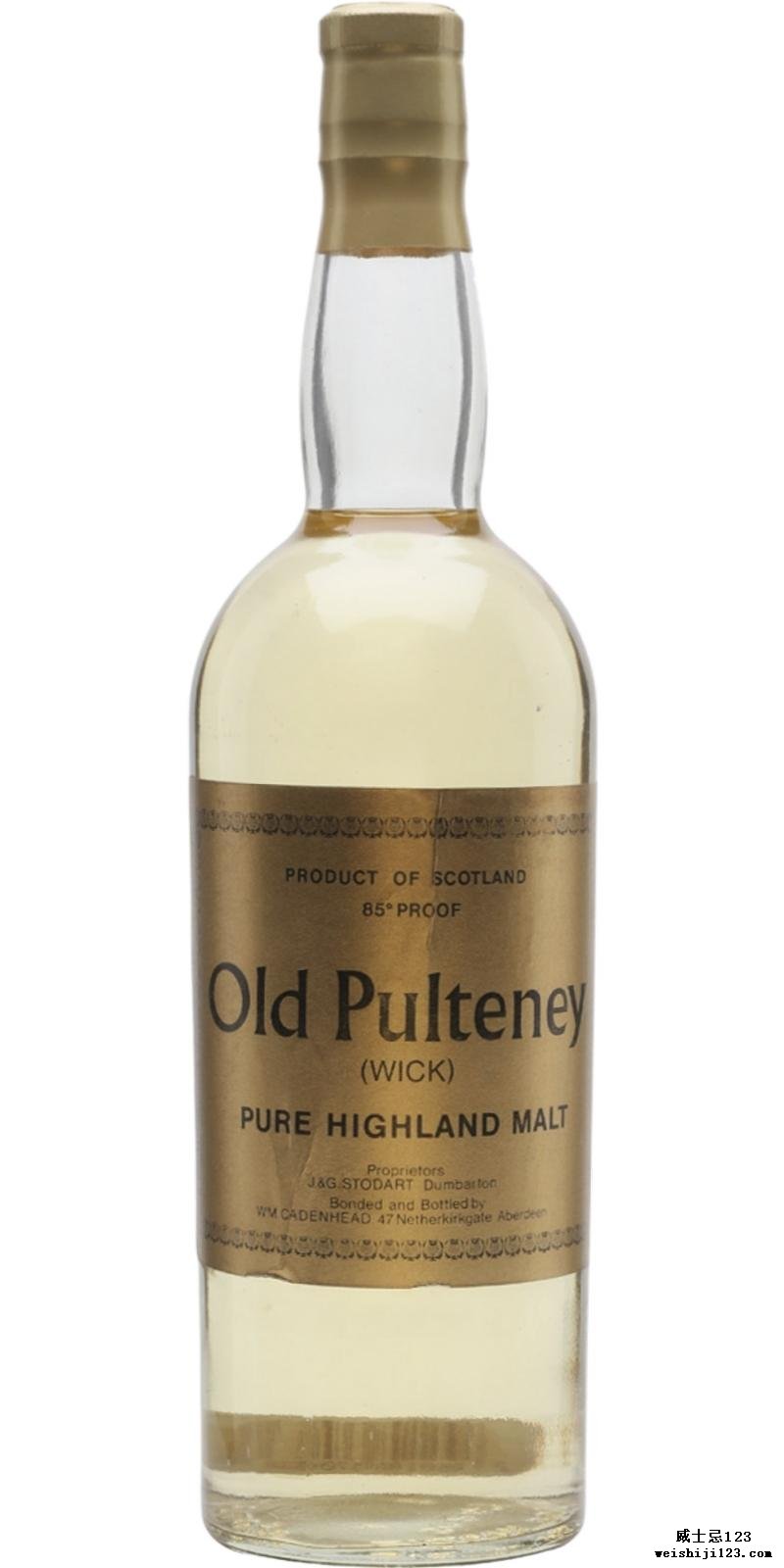Old Pulteney Pure Highland Malt CA