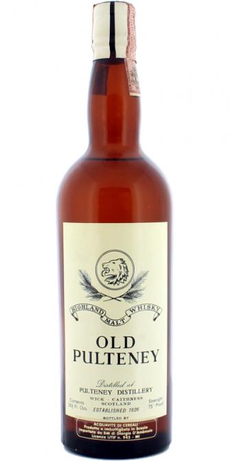 Old Pulteney Lion Label