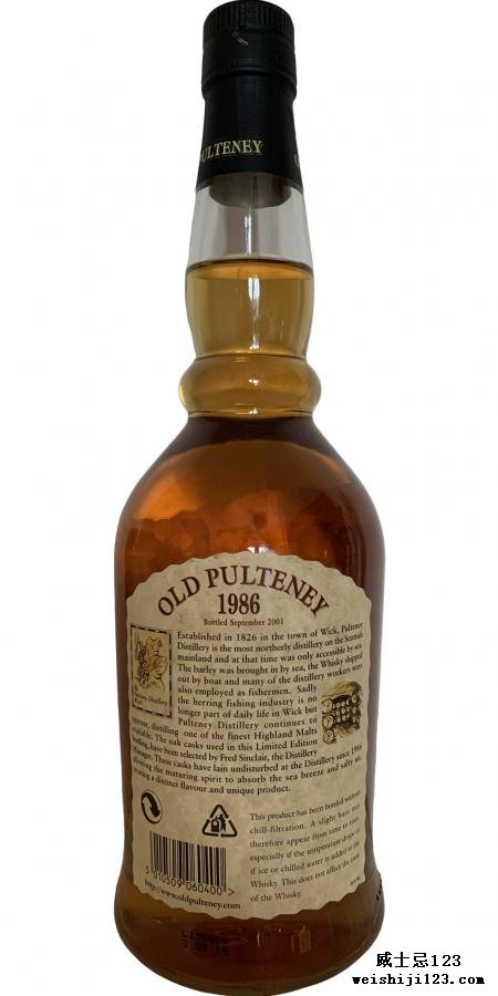 Old Pulteney 1986
