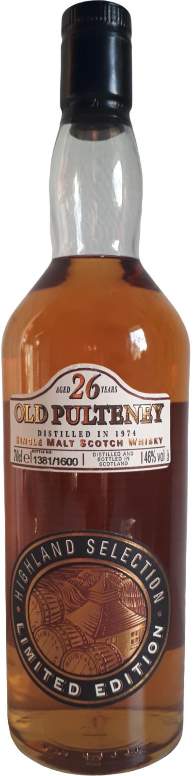 Old Pulteney 1974