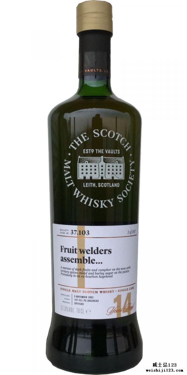 Cragganmore 2003 SMWS 37.103