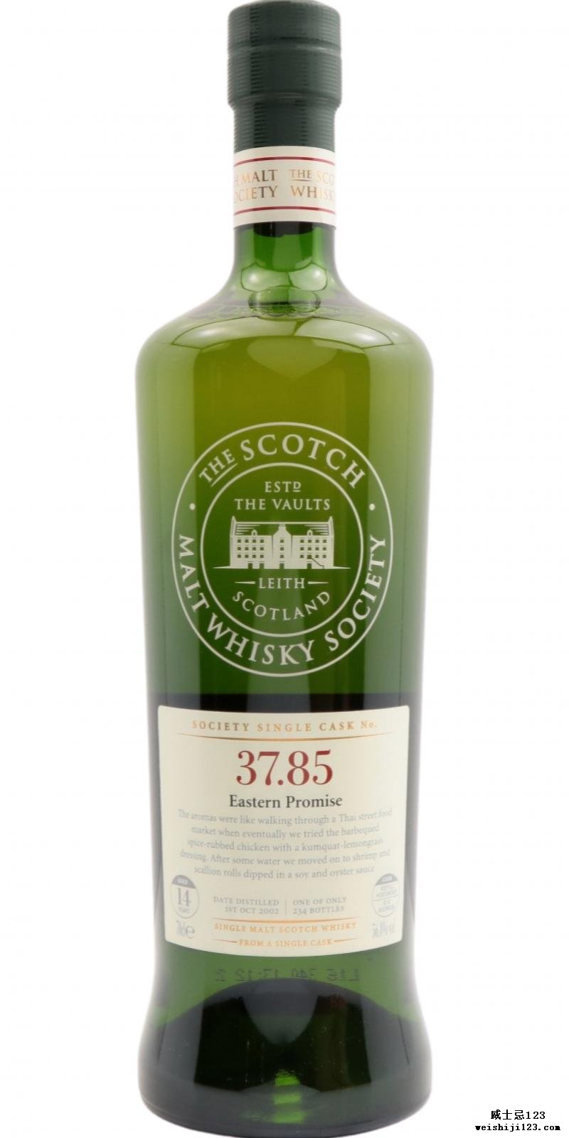 Cragganmore 2002 SMWS 37.85