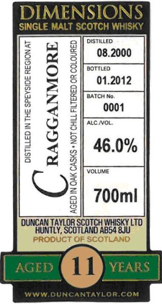 Cragganmore 2000 DT