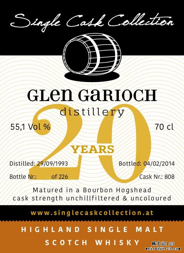 Glen Garioch 1993 SCC
