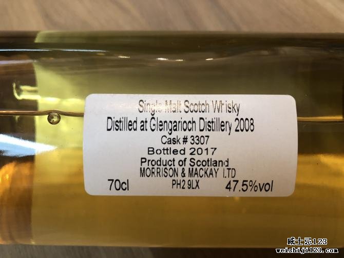 Glen Garioch 2008 MMcK