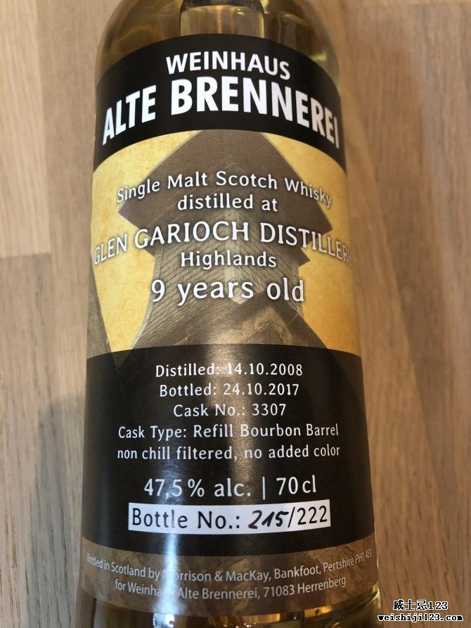 Glen Garioch 2008 MMcK