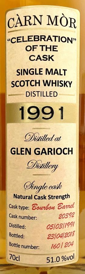 Glen Garioch 1991 MMcK