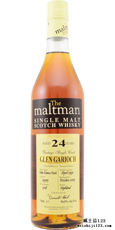 Glen Garioch 1991 MBl