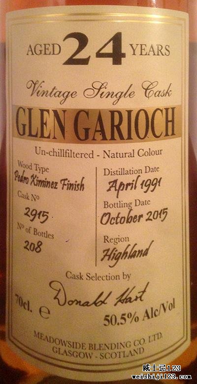 Glen Garioch 1991 MBl