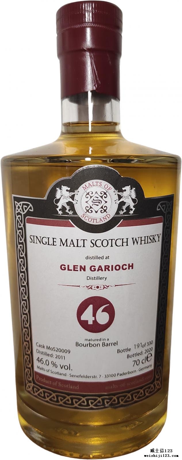 Glen Garioch 2011 MoS